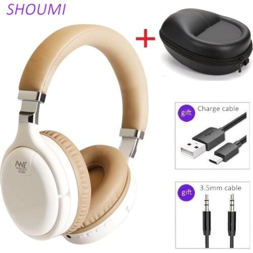 ANC Wireless Headphones Helmet Bluetooth Headset Active Noise Cancel Earphones with Headphone Bag Mic Earbuds Bass Hifi Earpiece