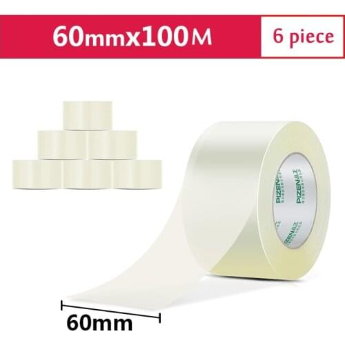 Deli High Quality Transparent Sealing Tape Packing Tapes 60mmx100m 6 Rolls Office Supplies 33020