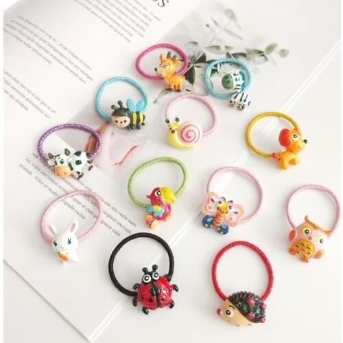 1 PCS New Cartoon Cute Butterfly Bunny Princess Headwear Kids Elastic Hair Bands Baby Headdress Children Ropes Girls Accessories