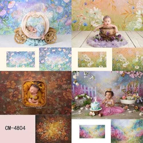 Rose flower backdorp for photography floral oil painting newborn kids portrait photography photo background studio sunflower