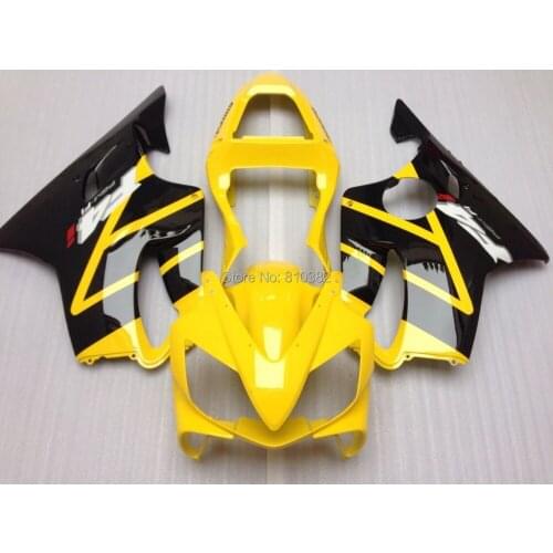 Fairing kit for CBR600 F4I 01 02 03 Injection mold CBR600F4I 2001 2002 2003 F4I CBR600 yellow black Fairings set Hp11