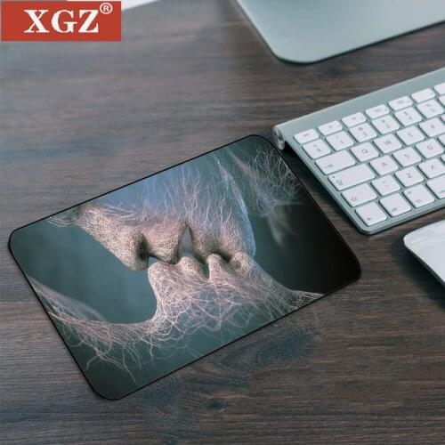 XGZ Oil Painting Small Mouse Pad Rubber Non-slip Rectangular Notebook Computer 22x18cm Game Console Table Maus Player Pc Cs