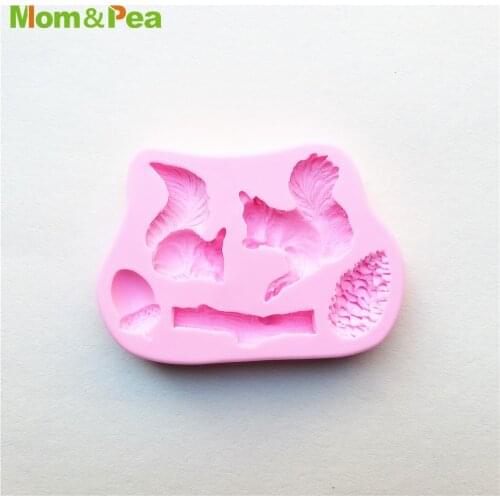 MPA2435 Squirrel Shaped Silicone Mold Gum Paste Chocolate Ornamental Fondant Mould Cake Decoration Tools