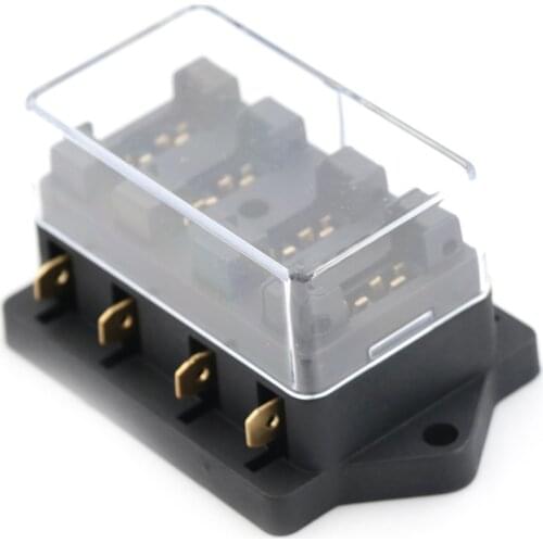 New 1pcs fuse 8.5 x 5cm/3.3" x 1.9" box Car Accessory Waterproof Vehicle Truck Boat Blade Fuse Box Holder Car