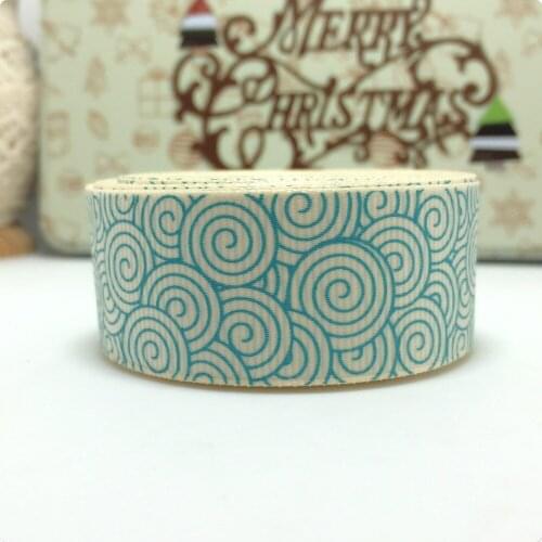 2015 NEW wholesale 1" printed Grosgrain ribbon handmade DIY headwear ribbon and bow garment accessories LWZD2015053101