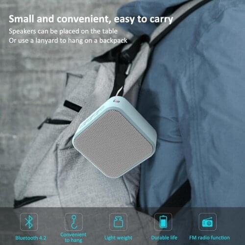 A70 Portable Wireless Speaker Mini Subwoofer Stereo Bluetooth 4.2 Loudspeaker Support TF Card AUX Music Player for PC laptops