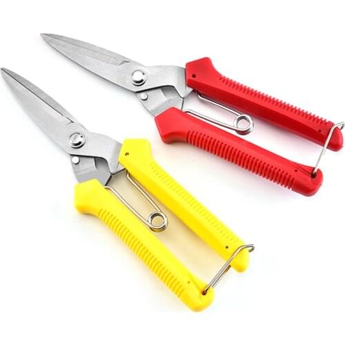 Gardening Hand Pruner Garden Scissors Pruning Shears Micro-Tip Pruning Snips Leaf Trimmer Straight Florist Scissor For Plants