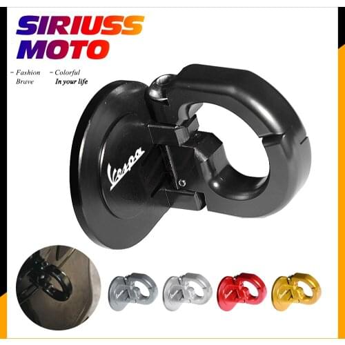 Scooter Foldable Helmet Lock Hook Case for Piaggio Vespa GTS 300 300ie GTS300 Aluminum