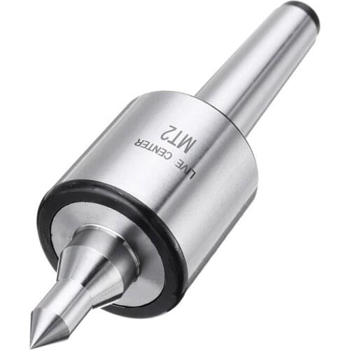 MT2 0.001 5000rpm Max Steel Lathe Live Center Taper Tool Triple Bearing CNC Live Revolving Milling Center Taper Machine
