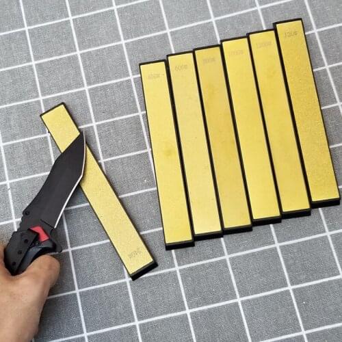 Golden knife sharpener blade sharpening system whet stones grinding diamond and white corundum oil stone