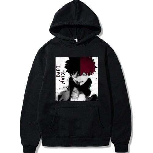 No Boku Hero Academia DABI Hoodies Loose Pullovers Tops Men Clothes