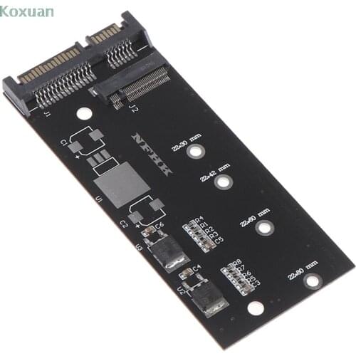 1set high efficiency M.2 NVME SSD Convert Adapter Card NVME/AHCI SSD Upgraded Kit for SATA revision I/II/III (1.5/3.0/6.0 Gbps)