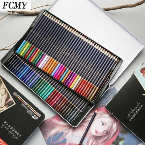 12/24/36/48/72Colors Watercolor Pencils Set Drawing Colored Pencils Lapices De Colores Art Sketch Colour Pencil