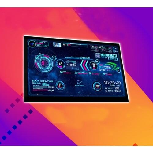 5.5 Inch Mini Capacitive Touch Screen IPS Module Temperature Display For Aida64 Chassis USB Computer Monitoring USB LCD Display