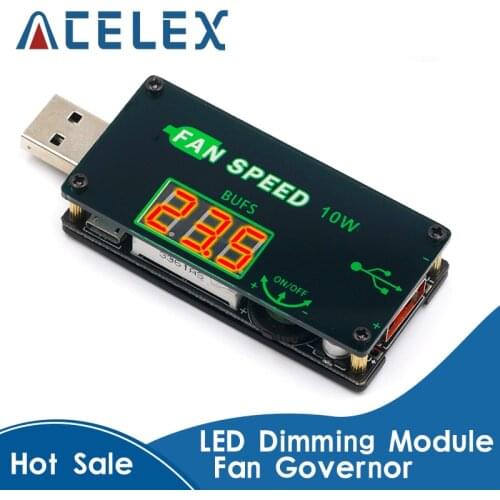 5V USB cooling fan governor LED dimming module small power timing office car student dormitory UFS
