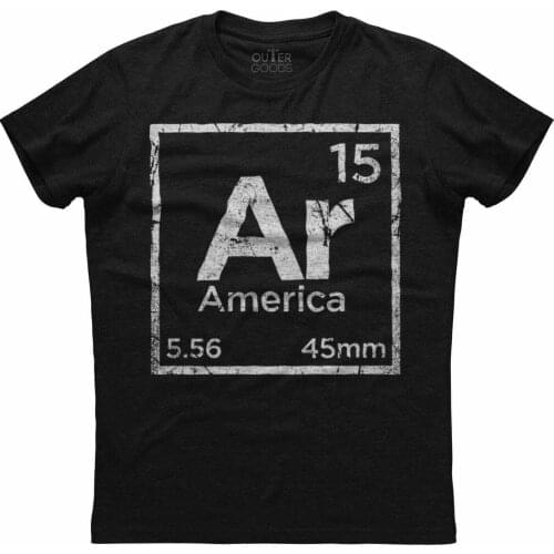 American 2nd Amendment AR-15 America Ammo T-Shirt. Summer Cotton O-Neck Short Sleeve Mens T Shirt New S-3XL