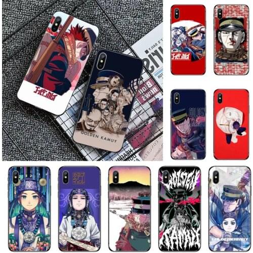 Golden Kamuy Anime Phone Case for iPhone 11 12 pro MAX MINI XS 8 7 6 6S Plus X 5S SE 2020 XR