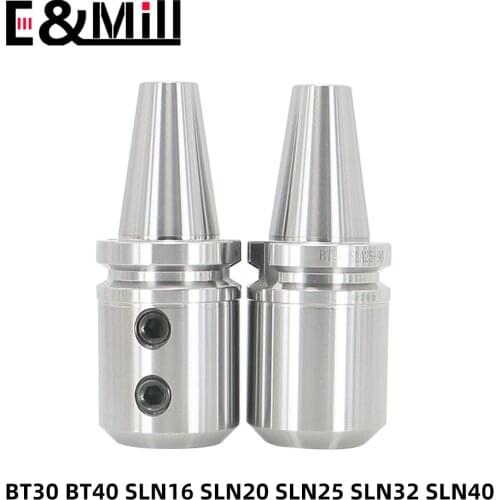 1Pcs BT30 BT40 SLN Tool holder sln16 sln20 sln25 sln32 sln40 75L 80L 100L for U Drill Violent Drill Fast Side Fixed Tool Holder