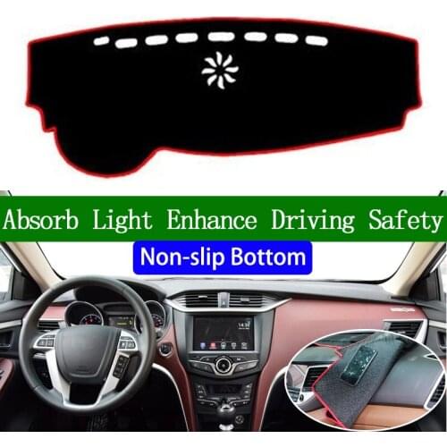 For BYD G5 2014 Non-slip Bottom Dashboard Cover Car Decals Car Stickers Interior Car Accessories
