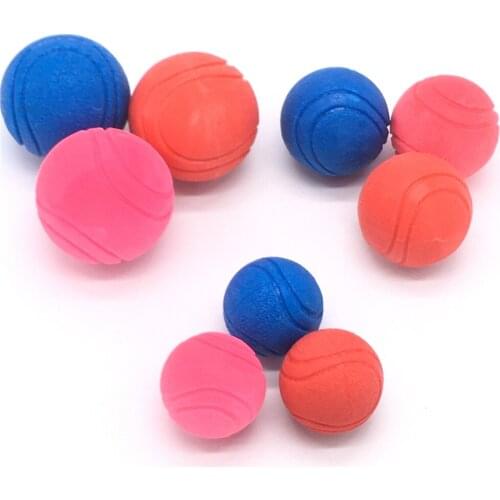 Dog Toy Solid Rubber Ball Bite-resistant Dogs Puppy Teddy Pitbull Pet Training Teeth Chewing Bitting Elastic Durable Supplies