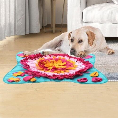 Pet sniff pad dog sniff slow food puzzle leaky food sniff food can be spliced to relieve pressure game supplies
