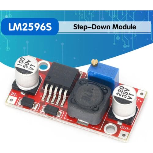 LM2596S DC-DC 3.6-46V 3A adjustable step-down power Supply module With reverse connection protection 5V voltage regulator