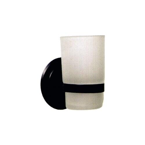 Siyah Duvara Monte Diş Fırçalık