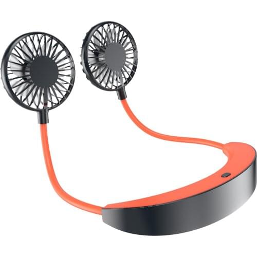 Folding Lazy Hanging Neck Fan USB Rechargeable Dormitory Stroller Hanging Neck Fan portable air conditioner ceiling fan