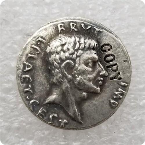 Type:#17 Ancient Roman COIN Brutus assassination Caesar COPY commemorative coins-replica coins medal coins collectibles