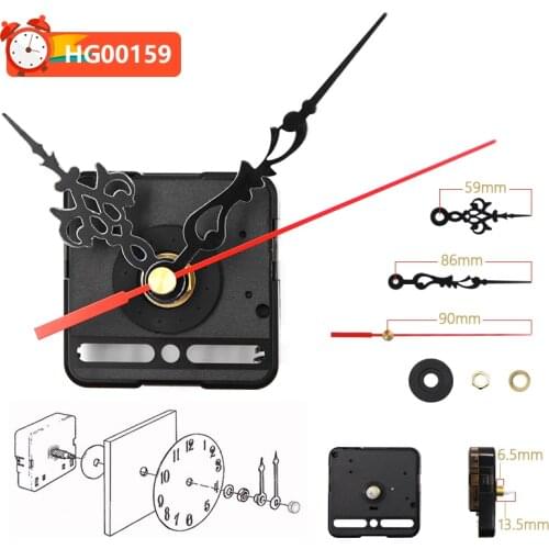 1 Set DIY Quartz Watch Clock Movement Silent Wall Hanging Clock Mechanism Repair Tool Parts Replacement Clock Kit Free Shipping