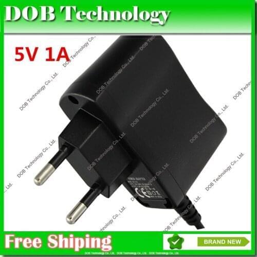 10pcs/lot Quality universal power supply adapter 5v 1a adaptor 1000mA eu plug 5.5*2.5mm