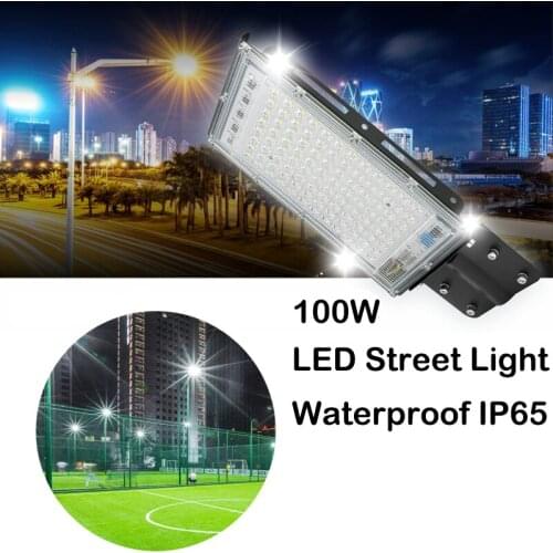 100W LED Street Light Waterproof IP65 Outdoor Floodlight Spotlight Wall Light Garden Road Street Pathway Spot Light AC 220V-240V