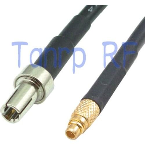 6in TS9 male plug to MMCX male plug RF connector adapter 15CM Pigtail coaxial jumper cable RG174 extension cord