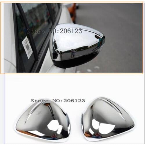 Car Stying For Peugeot 508 2011-2018 Door Side Wing Mirror Chrome Cover Rear View Cap auto Accessories Free Shipping 2PCS