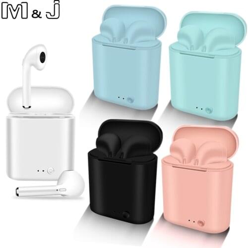 2021 Mini i7S TWS Wireless Bluetooth 5.0 Earphones Earbud Sport Handsfree Headphones Headset With Charging Box for Iphone Xiaomi
