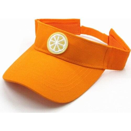 The Lemon fruit embroidery Visors Baseball Cap Adjustable Snapback cap for men and women 276
