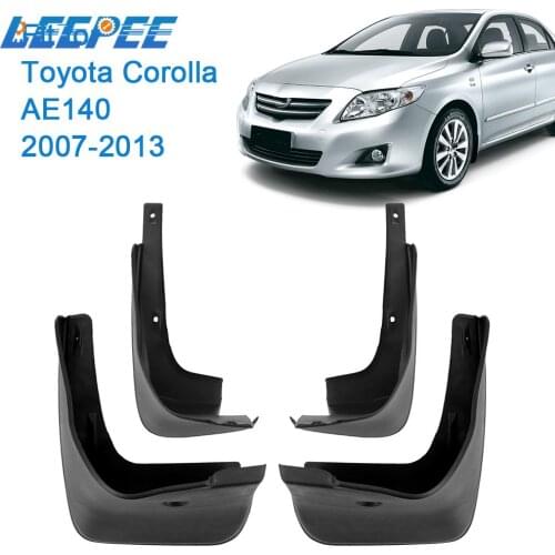 Mud Flap Splash Guards For Toyota Corolla AE140 2007-2013 Car Accessories Front Rear Mudguards Fender 4Pcs/set Car Mud Flaps