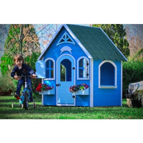 Mandu Wooden Play House (Playhouse) Basement, house for kids, kids play complex, child tent house play house for street