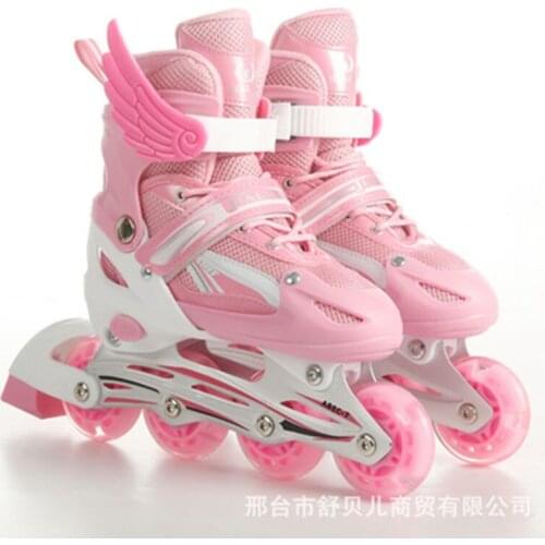Skate children full flash set inline skates roller skates roller skates