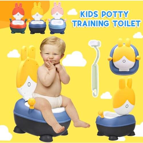 Kids Baby Toilet Portable Children Potty Training Seat Removable Non-slip Toddler Kids Potty Chair Multifunctional Toilet Potty