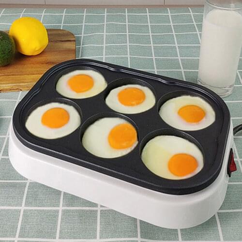 Electric Eggs Roasted Hamburger Machine Red Beans Cake Crepe Maker MINI Pie Pancake Baking Fried Egg Omelette Frying Pan EU