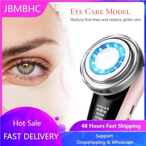 RF EMS Beauty Facial Instrument LED Photon Light Therapy Tool Device Face Lifting Tighten Eye Massager Skin Care Tools