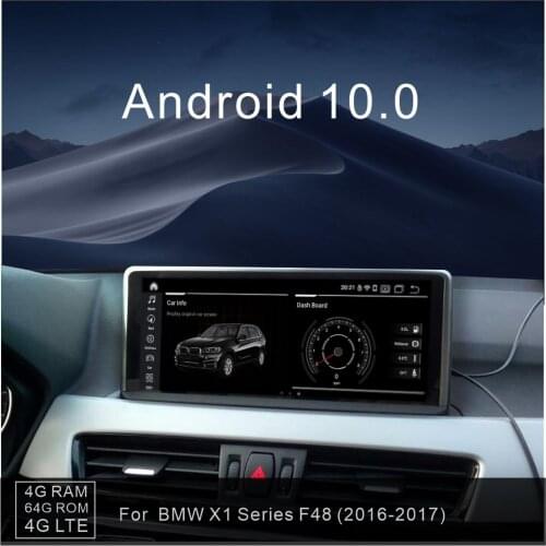 IPS 4G+64G Android 10.0 player 4G LTE for BMW X1 F48 2016-2017 gps Car navigation multimedia