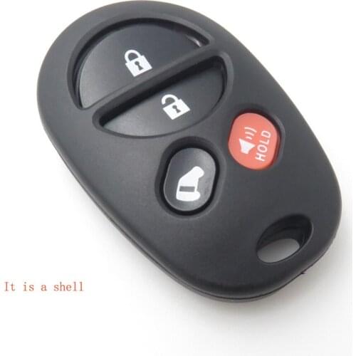 4 Buttons Remote Key Shell Keyless Case Fob Fit For TOYOTA Avalon Solara Replacement Blank Key 4buttons