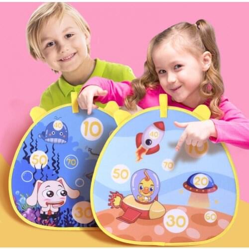 Sticky Balls Target Dart Board Set Parent Child Game Interactive Toy Kids Gift