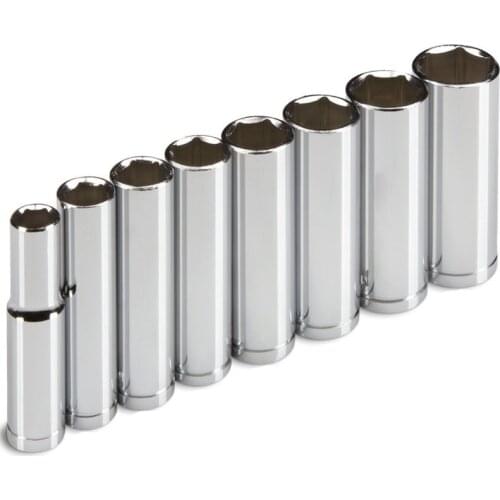 Deep socket set 1/2 Professional 8Pc 3/8-Inch Drive Deep Socket Set,Metric,10 Mm-19 Mm