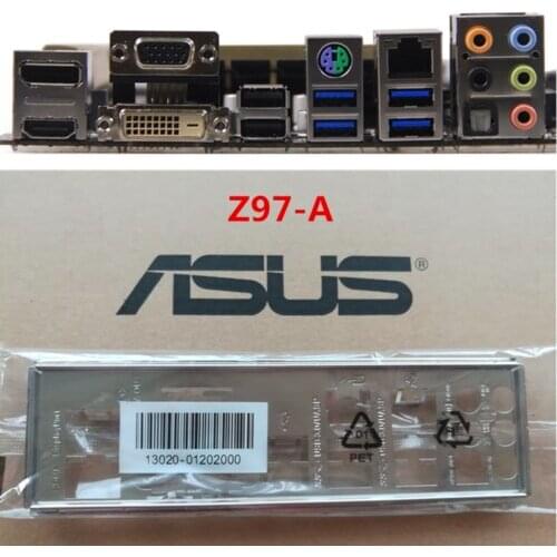 Original IO I/O Shield BackPlate Blende Bracket For Asus Z97-A Z97 A