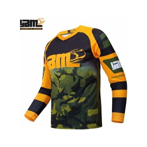 Moto Shirt Brand New Motocross Jersey Downhil Mountain Bike DH Shirt MX Motorcycle Clothing Ropa For Men Quick Dry MTB