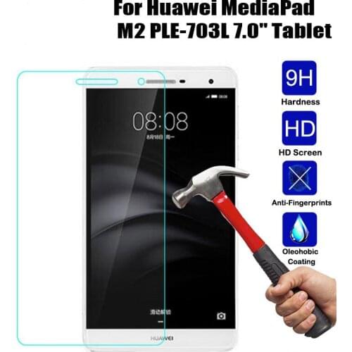 Ultra Thin Tempered Glass for Huawei T2 7.0 Pro Screen Protector For Huawei MediaPad m2 lite 7.0 PLE-703L Protective Glass Film
