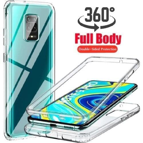 For Xiaomi Redmi Note 9 Pro Max 9S 8 8T 7 6 9A 9C 8A K30 K20 For Mi 10 Lite 11 10T 9T Poco X3 NFC 360 Full Protector Case Cover